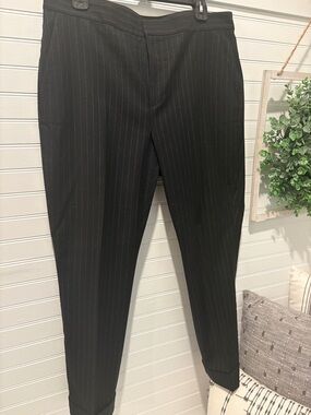 Ralph Lauren Black Pinstripe Dress Pants